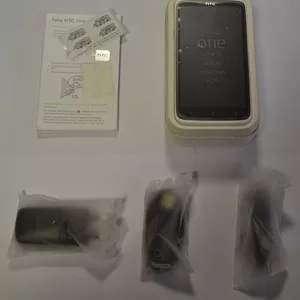 HTC One X (черный)+ силиконовый чехол и матовая пленка в подарок