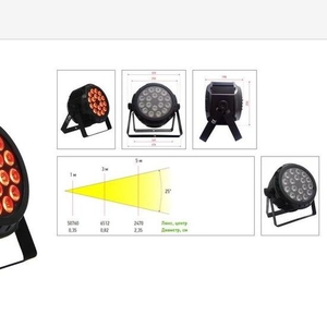 Pro Lux PAR 1815 - светодиодный прожектор