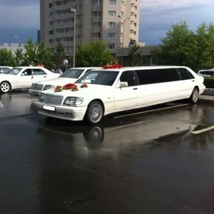 Лимузин Mercedes-Benz S-class W140  на выписку из роддома. Астана.